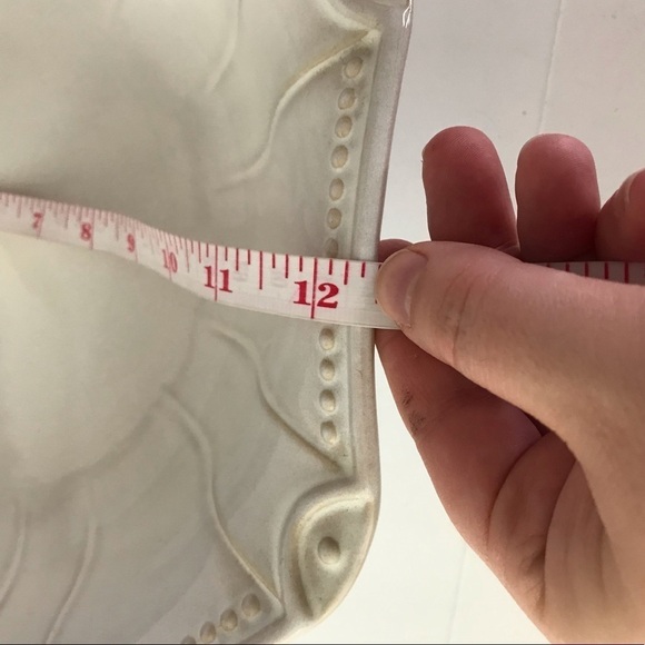 Pier 1 Natalia Serving Bowl White Ironstone Dish - Picture 4 of 4